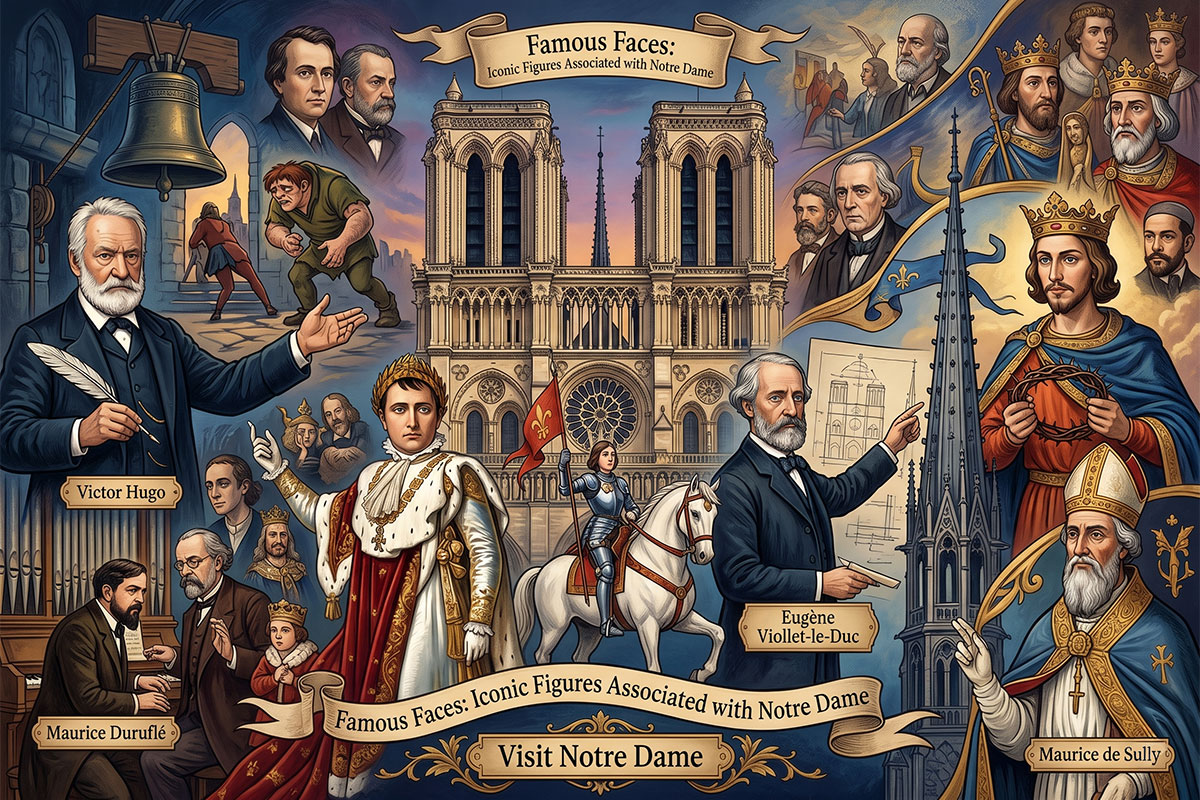 Famous Faces: Iconic Figures Associated with Notre Dame
