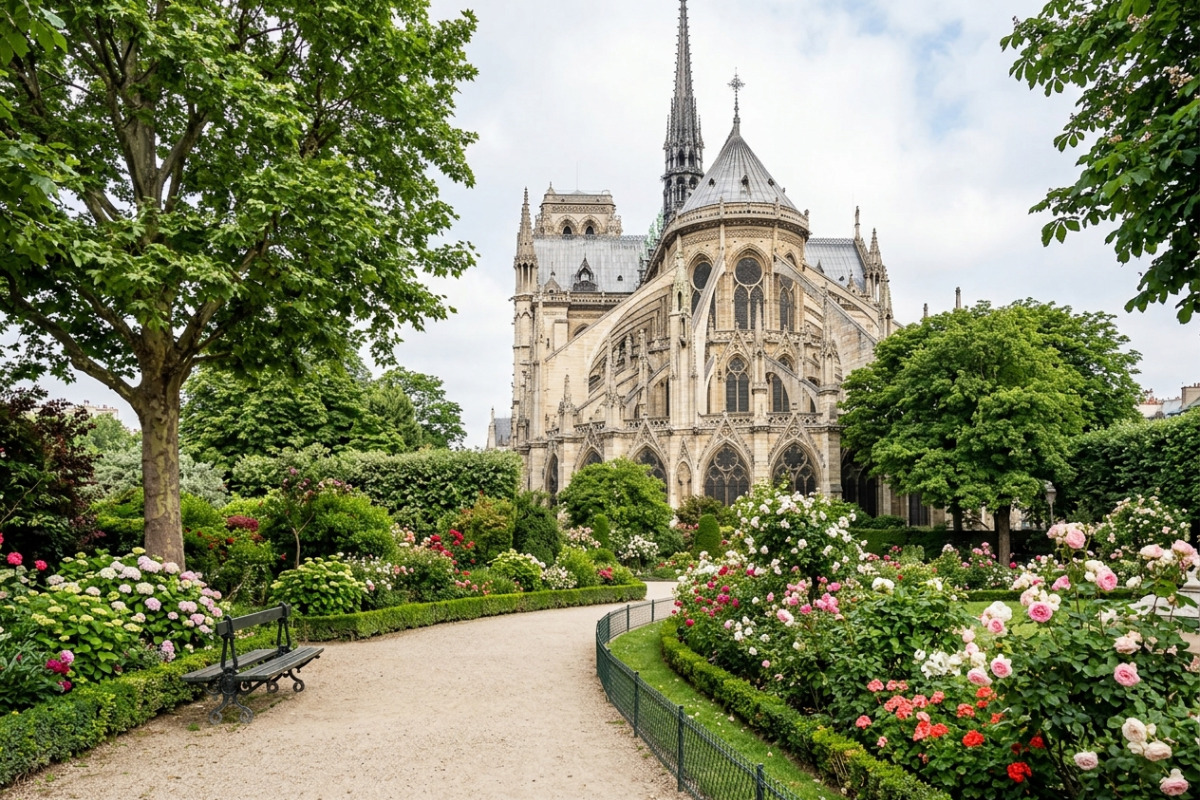 Exploring the Enchanting Gardens Surrounding Notre Dame